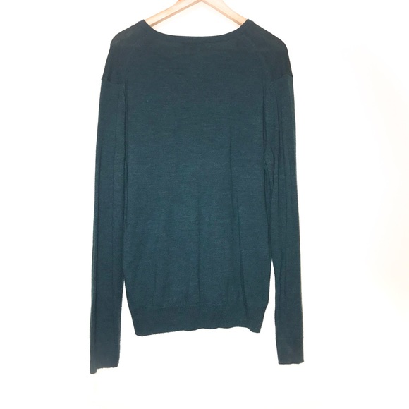 Express wool sweater in dark teal L - Picture 2 of 2